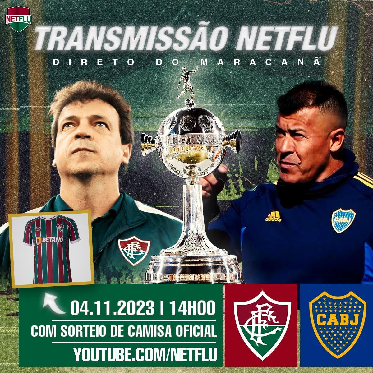 FLUMINENSE X BOCA JUNIORS TRANSMISSÃO AO VIVO DIRETO DO MARACANÃ