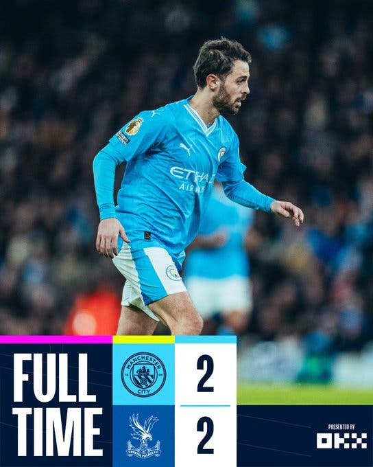 Manchester City tropeça no último jogo antes do Mundial