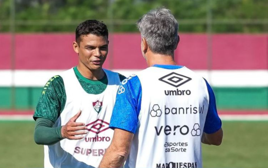 Renato Gaúcho registra reencontro Thiago Silva no Fluminense Joga