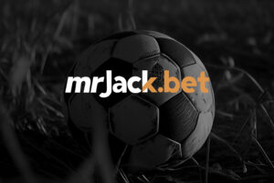 logo da mr jack bet app com imagem de futebol no fundo