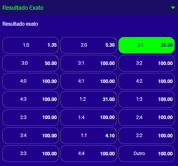 apostas em resultado esportes da sorte