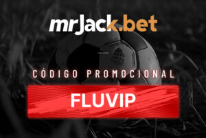 imagem com o código promocional da mr jack bet