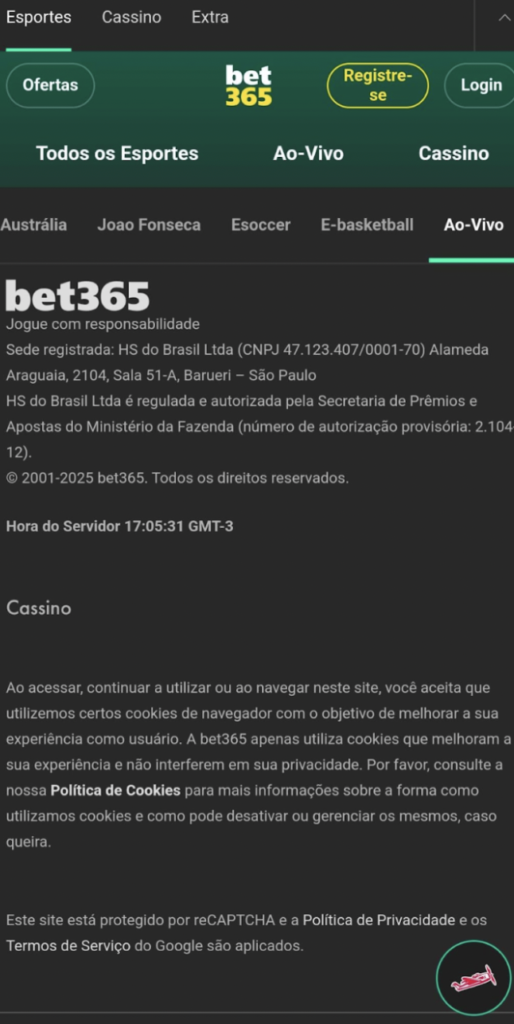 Bet365 é legal