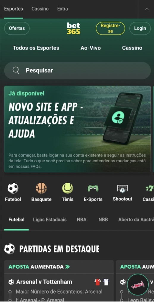 Bet365 novo site 