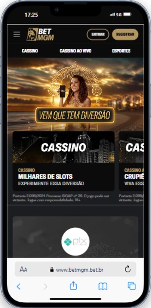 Como adicionar app Android BetMGM