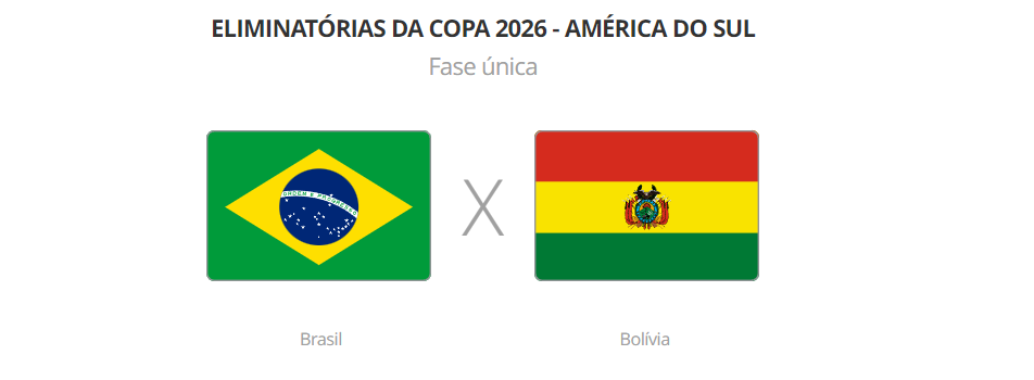 Brasil x Bolívia: Eliminatórias – ONDE ASSISTIR, HORÁRIO E