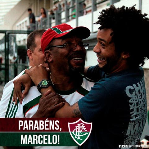 Pelo Twitter, Fluminense parabeniza Marcelo pelos 30 anos neste sábado