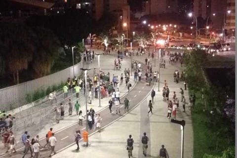 Movimento é pequeno nas cercanias do Maracanã