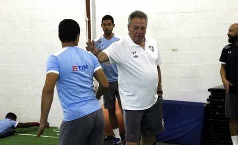 Primeiro treino do Fluminense nesta terça-feira foi restrito à academia