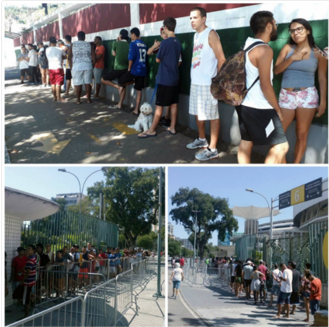 Laranjeiras também tem movimentação intensa por ingressos para jogo contra a LDU