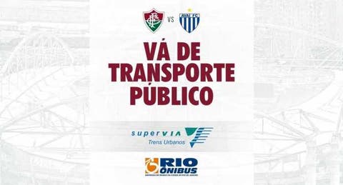 Fluminense instrui torcedores a irem de transporte público para jogo no Engenhão