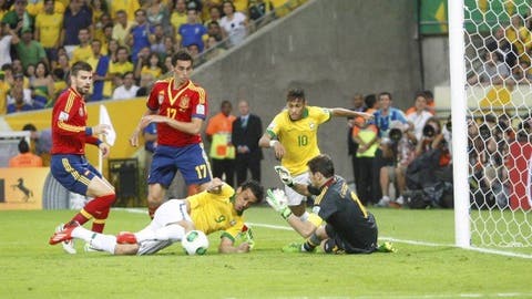 TV reprisará final da Copa das Confederações de 2013 e Fred recorda gol deitado