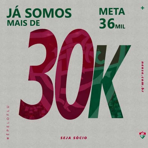 Flu já soma 30 mil sócios