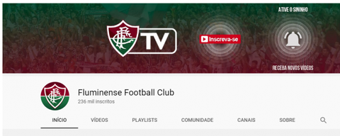 Fluminense tem aumento significativo de inscritos na FluTV