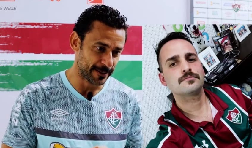 Vídeo Desafio Do Bigode Fred Reage Ao Visual De Torcedores Do