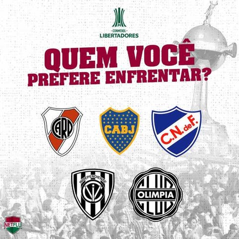 Fluminense vai enfrentar o Olímpia-PAR na terceira fase da