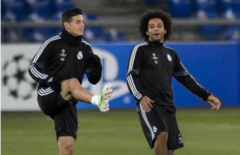 James rodríguez e Marcelo