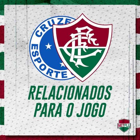 Cruzeiro divulga lista de relacionados para o jogo contra o Fluminense -  Fluminense: Últimas notícias, vídeos, onde assistir e próximos jogos