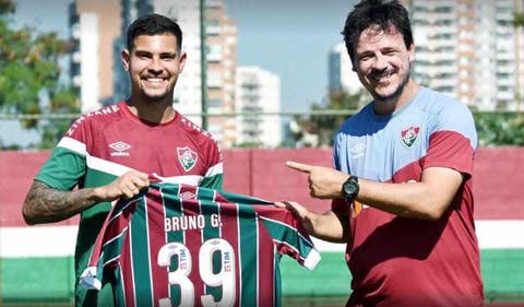 Bruno Guimarães e Fernando Diniz