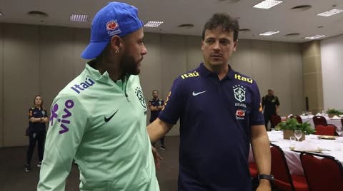 Fernando Diniz e Neymar