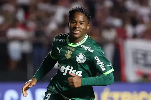 Promessa do Palmeiras, Endrick revela admiração por atacante do Fluminense