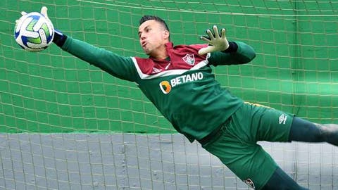 Fábio, treino do Fluminense CT Carlos Castilho, 2023