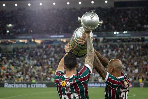 Felipe Melo e Nino taça libertadores