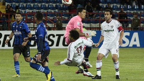 Fluminense x Huachipato 2013 Fred e Wellington Nem