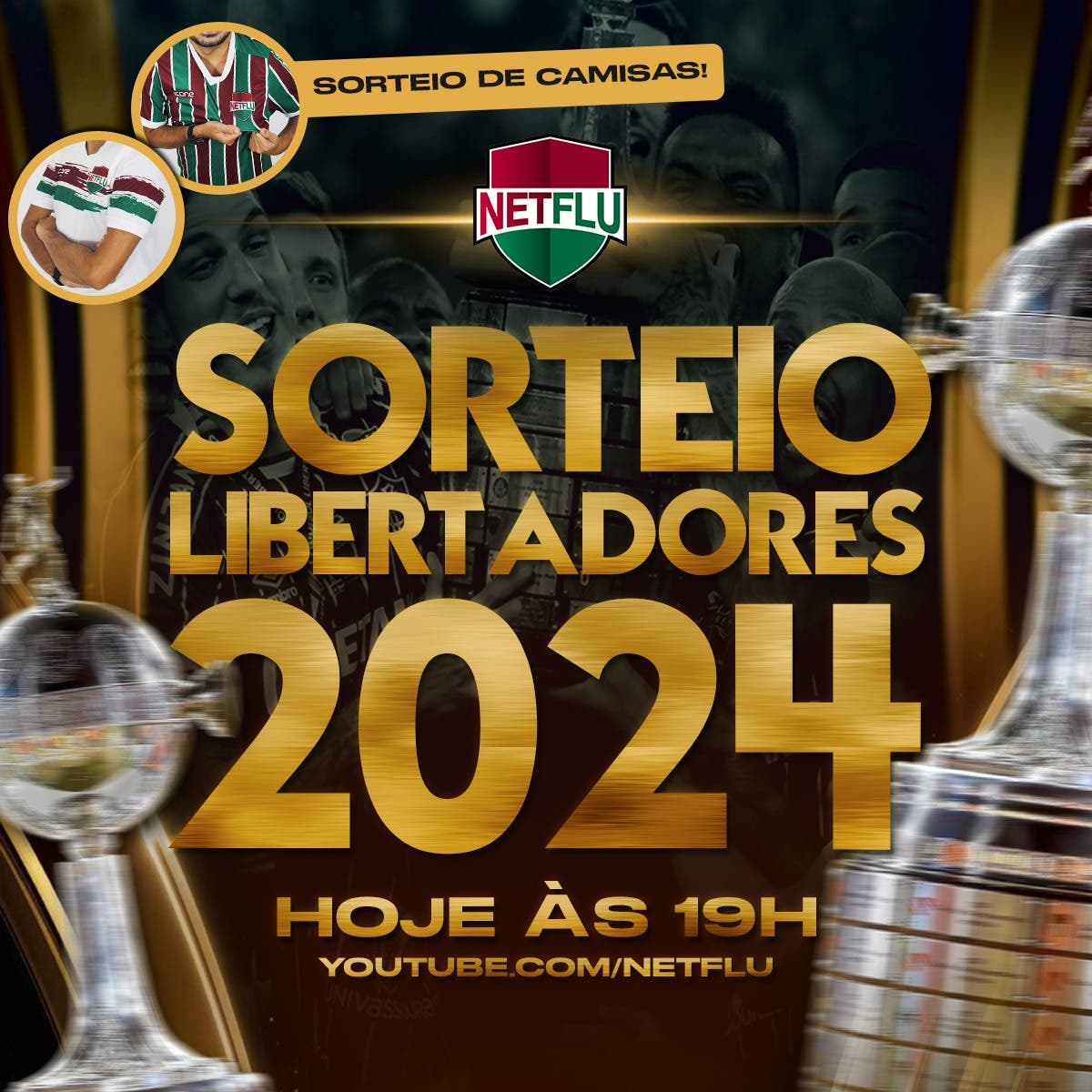 AO VIVO Sorteio dos grupos Libertadores 2024 Fluminense🌴 Desvende a