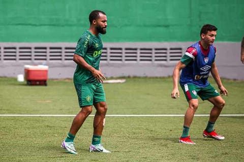 samuel xavier no treino