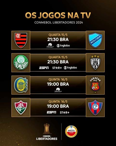 Saiba onde assistir a todos os jogos da quinta rodada da Libertadores