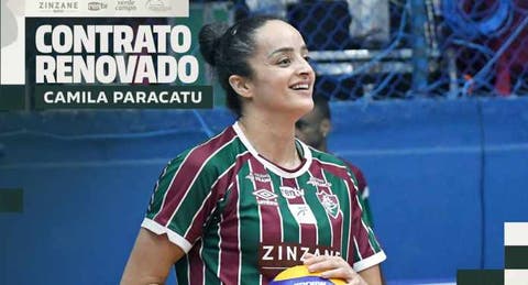 Fluminense anuncia sétima renovação de jogadora da equipe feminina de vôlei
