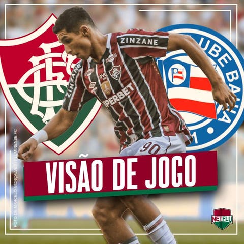 Visão de jogo Flu x Bahia