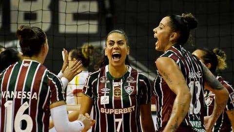 De virada, Fluminense vence clássico diante do Sesc Flamengo pelo Estadual feminino de vôlei